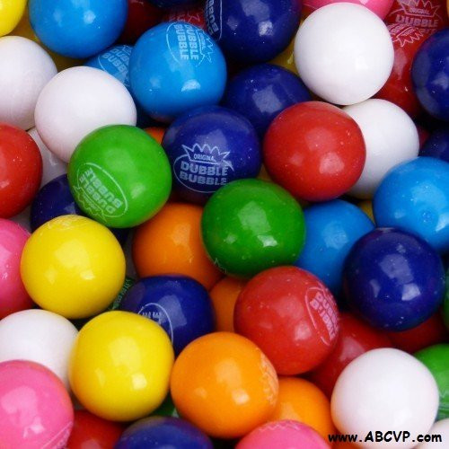 Dubble Bubble Assorted Gumballs 1 Inch -3lb-
