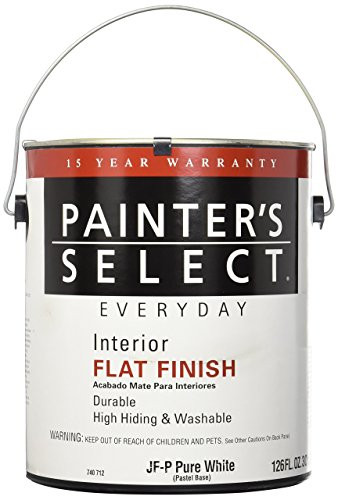 True Value JFP-GL Painter's Select Everyday Pastel Base Interior Flat Latex Wall Paint, 1-Gallon
