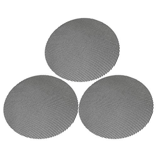 BESPORTBLE 3pcs BBQ Grill Mesh Mat Non Stick Barbecue Grill Sheet Liners Works on Pellet Gas Charcoal Grill Round BESPORTBLE 3pcs BBQ Grill Mesh Mat Non Stick Barbecue Grill Sheet Liners Works on Pellet Gas Charcoal Grill Round