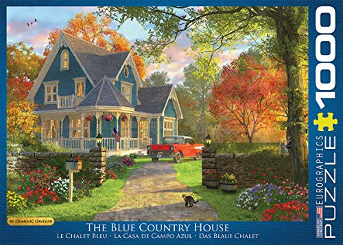 EuroGraphics The Blue Country House by Dominic Davison 1000-Piece Puzzle