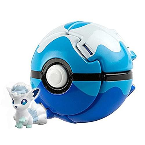 7CM Pokeball Throw 'N' Pop Vulpix - Pokeball Toy - Poke Action Figure