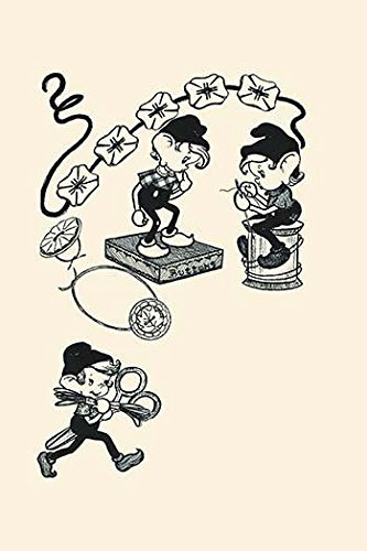 Three pixies work on button jewelry Poster Print by Elaine Ends (18 x 24)