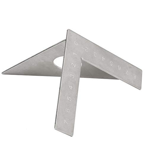 Right-Angle Ruler Square Layout Triangular Ruler Durable Portable for DIY Tools Carpentry Squares Measuring and Layout Carpentry Ruler