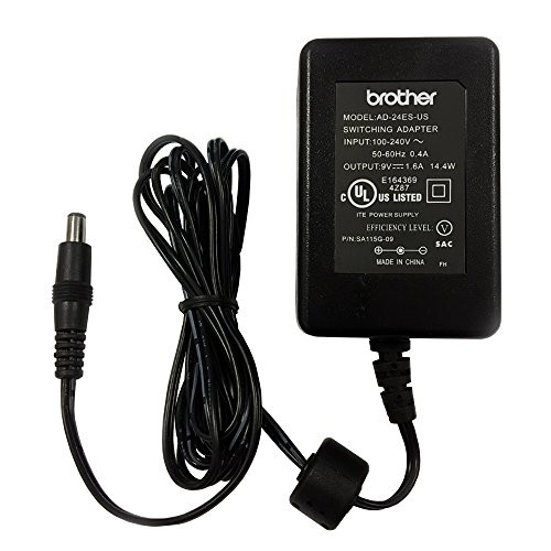 Brother AD-24ESA01 Genuine AD24 Black AC Power Adapter for Select P-touch Label Makers Brother AD-24ESA01 Genuine AD24 Black AC Power Adapter for Select P-touch Label Makers