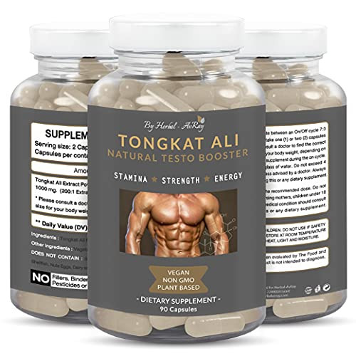 Longjack Tongkat Ali for Men Natural Testosterone Booster for Men Muscle Growth 200 to 1 Extract, 90 Eurycoma Longifolia Capsules Stamina Fuel for Men, Strength and Energy Booster Longjack Tongkat Ali for Men Natural Testosterone Booster for Men Muscle Growth 200 to 1 Extract, 90 Eurycoma Longifolia Capsules Stamina Fuel for Men, Strength and Energy Booster