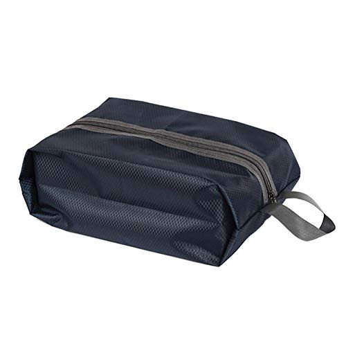 ERGOU Shoe Organizer Travel Sundries Storage Shoe Bag Black Nylon Shoe Storage Bag Men and Women Large Shoes Pouch Packing Organizers