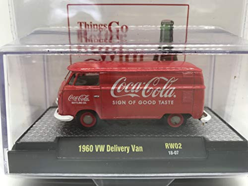 M2 Machines Coca-Cola Limited Edition 1960 VW Delivery Van 1:64 Scale RW02 18-07 Red Details Like NO Other Over 42 Parts 1 of 9600