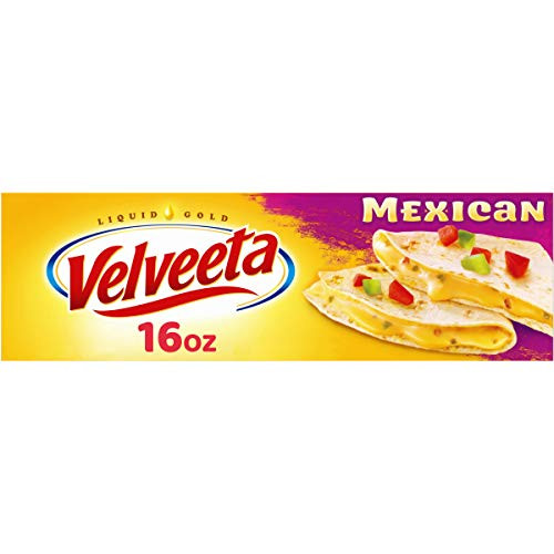 Velveeta Mexican Mild Pasteurized Cheese -16 oz Box-