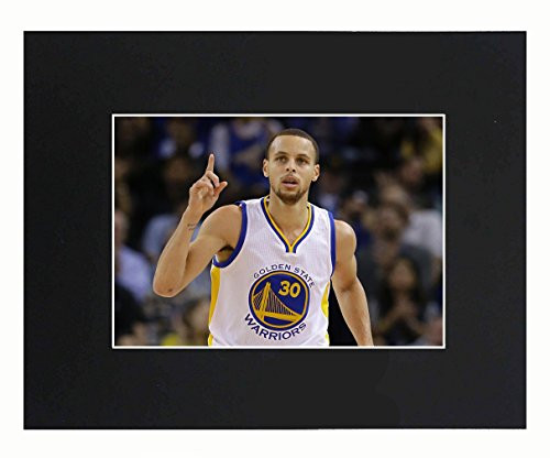 Golden State Warriors Stephen Curry 2018 NBA Final 8x10 with Matted Print Printed Picture Photograph Gift Wall Decor Display