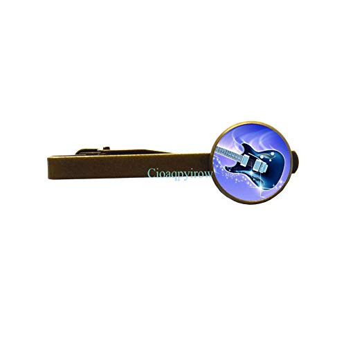 Guitar Tie Clip-Musician Jewelry-Guitarist Gift-Music Gift-Music Lover Gift-Electric Guitar Charm-Instrument,Musician,HO0E257