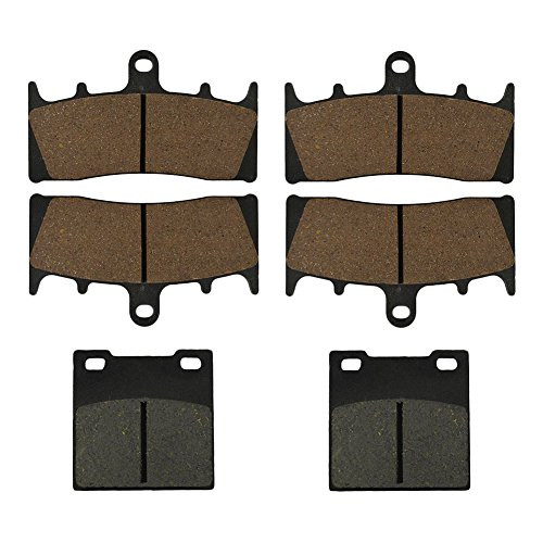 AHL Semi-metallic Front & Rear Brake Pads Set for Suzuki GSX1300 R Hayabusa 1999-2007