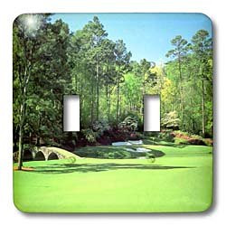 3dRose lsp_100504_2 Photo of Augusta Georgia Golf Course Double Toggle Switch