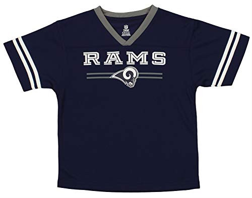 Outerstuff NFL Youth Boys -4-18- Team Color Mesh Jersey, Los Angeles Rams Small -6-7- Outerstuff NFL Youth Boys -4-18- Team Color Mesh Jersey, Los Angeles Rams Small -6-7-