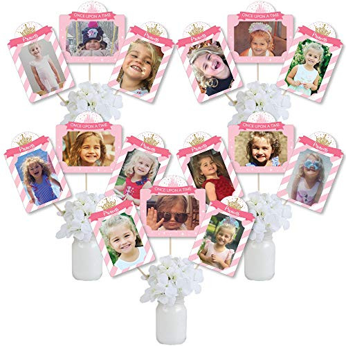 Big Dot of Happiness Little Princess Crown - Pink and Gold Princess Baby Shower or Birthday Party Picture Centerpiece Sticks - Photo Table Toppers - 15 Pieces Big Dot of Happiness Little Princess Crown - Pink and Gold Princess Baby Shower or Birthday Party Picture Centerpiece Sticks - Photo Table Toppers - 15 Pieces