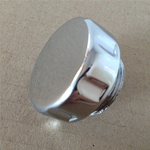 HTTMT MT249-055- Motorcycle Chrome Fluid Reservoir Cap Plain Surface Compatible with Kawasaki Vulcan 500/ Vulcan 750/ Vulcan 800/ Vulcan 900/ Vulcan 1500/2003-2008 Kawasaki Vulcan 1600
