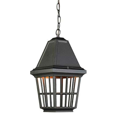 Artcraft Lighting Castille Outdoor Pendant Light, Black