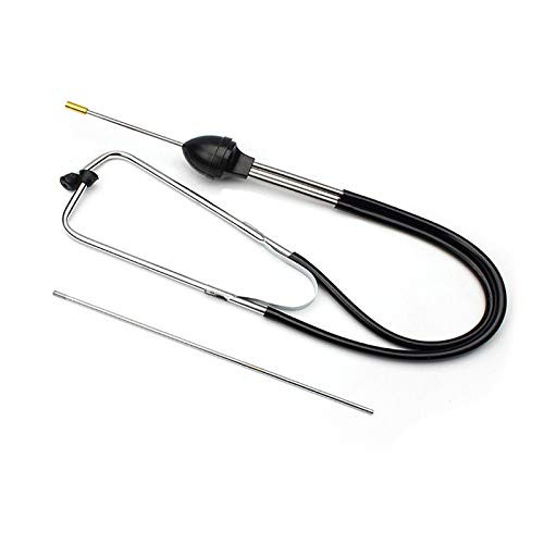 FAMKIT Mechanics Stethoscope Kit, Automotive Engine Diagnostic Sensitive Hearing Tool Tester, Engine Tester, Auto Stainless Steel Mechanics Cylinder Stethoscope Car Engine Diagnostic Tool Hearing Tool