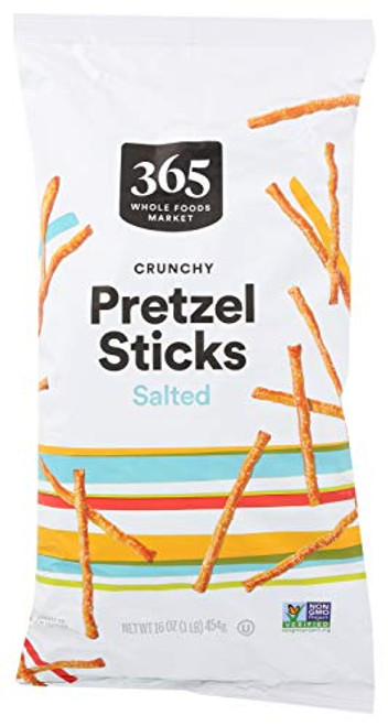 365 by Whole Foods Market, Pretels, Sticks - Salted, 16 Ounce 365 by Whole Foods Market, Pretels, Sticks - Salted, 16 Ounce