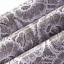 Bakers EZ way Chocolate Transfer Sheet: White Lace. 2 Sheets