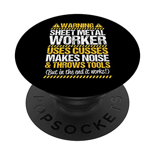 Blacksmith Smith Throws Tools Forger Sheet Metal Worker PopSockets Grip and Stand for Phones and Tablets