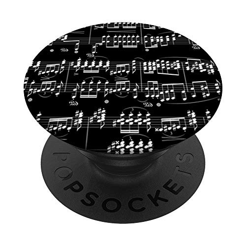 Vintage Sheet Music Pianist Musician PopSockets Grip and Stand for Phones and Tablets