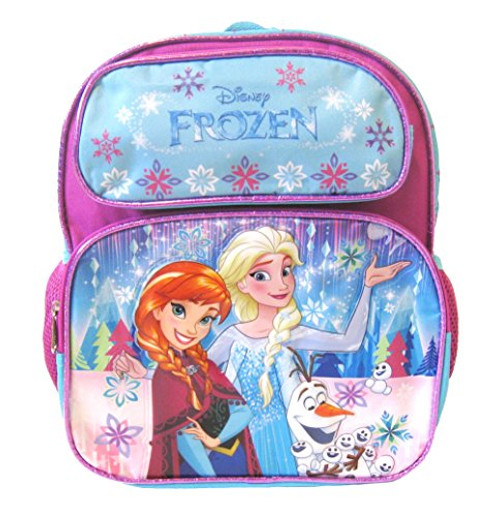 Disney Frozen 12" Toddler School Backpack - Elsa, Anna, Olaf Disney Frozen 12" Toddler School Backpack - Elsa, Anna, Olaf