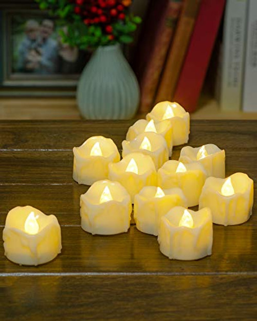 LED Timer Tealights, PChero 12pcs Flickering Flameless Battery Operated Timed Tea Light Electric Candles for Easter Birthday Home Party Wedding Centerpieces Decorations LED Timer Tealights, PChero 12pcs Flickering Flameless Battery Operated Timed Tea Light Electric Candles for Easter Birthday Home Party Wedding Centerpieces Decorations