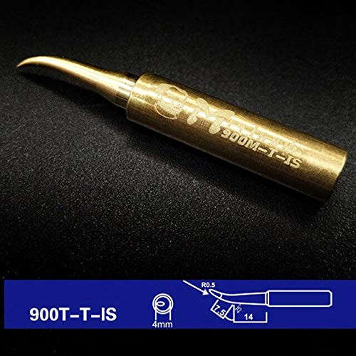 Soldering MECHANIC 900M-T-I IS Series Pure Copper Welding Head Soldering Iron Replacement For Soldering Repair Station Solder Iron Tips - -Color: 900M-T-IS-