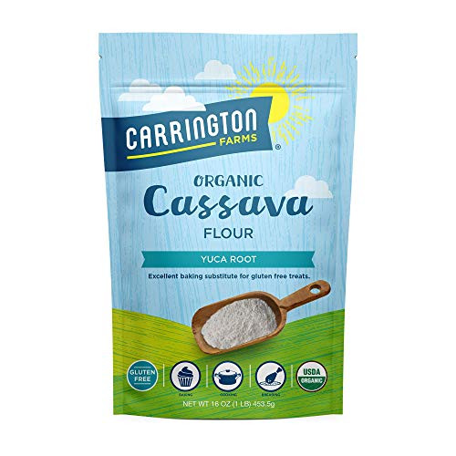 Carrington Farms Organic Cassava Flour  GRAIN FREE  GLUTEN FREE  PALEO  Yuca Root  1lb.