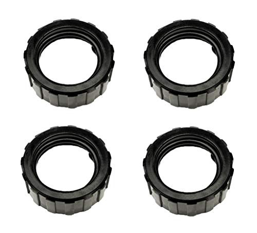 ATIE PoolSupplyTown Black Hose Nut Fits Zodiac Polaris 360 Black Max, TR36P Pool Cleaner Black Feed Hose Nut 9-100-3112 -4 Pack-