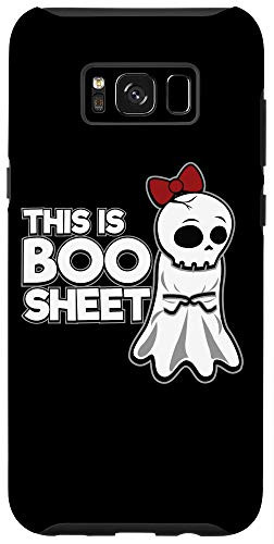 Galaxy S8 plus This Is Boo Sheet Disapproving Ghost Funny Halloween Costume Case