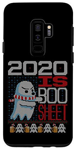 Galaxy S9 plus 2020 Is Boo Sheet Disapproving Ghost Ugly Christmas Sweater Case