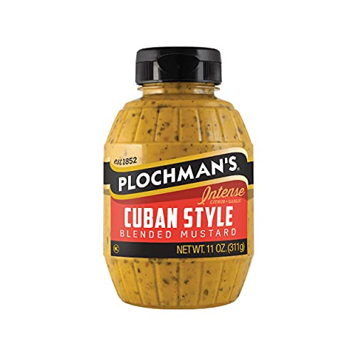 Plochmans Mustard Cuban, 11 oz