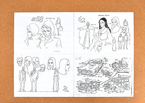 Lupin III Part2 Settei Sheets/Model Sheets ?24pages? Japan Import