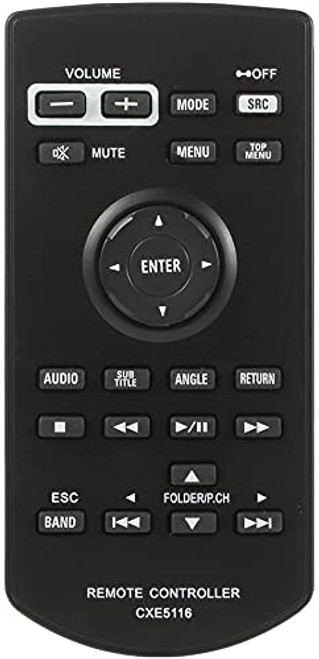 Replaced Remote Control for Pioneer AVH-X4700DVD AVH-X2800BS AVH-X5500BHS AVH-X4800BS AVH-521EX AVH-195BT AVH-X2600BT AVH-1330NEX AVH-X1700S