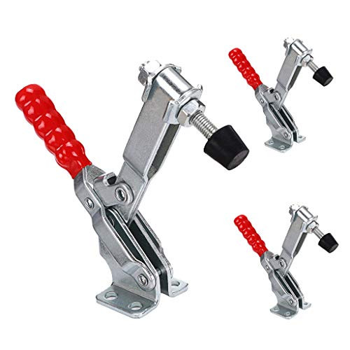Skelang 3-Pack Vertical Toggle Clamp 12130 Quick Release Hand Tool Clamp With 500lbs Holding Capacity