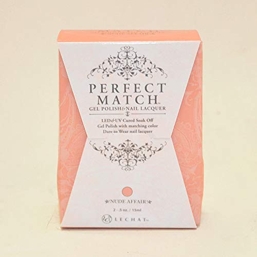 LeChat Perfect Match Gel Polish, Nude Affair, 0.5 fluid-ounces