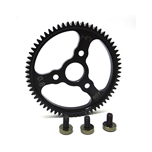 Hot Racing SERVO265 Steel Spur Gear (65T 0.8 Mod)(Gunmetal) - Traxxas