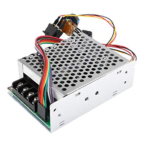 Dc Motor Speed Controller, Digital Display Pwm Motor Speed Controller Reversible Switch Ajustable Potentiometer Dc10-55v 12v 24v 36v 60a