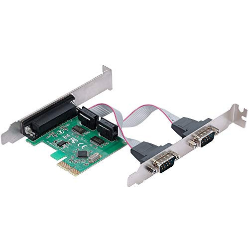 Staright PCI-E Serial Parallel Ports Expansion Card PCI Express to 1 IDE 2 Serial Port Converter Adapter