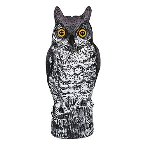 LEFUYAN Resin Owl Garden Statue Decoration with Solar LED Light, Suitable for Outdoor Courtyard Garden Decoration,Great Gift for Family/Friends LEFUYAN Resin Owl Garden Statue Decoration with Solar LED Light, Suitable for Outdoor Courtyard Garden Decoration,Great Gift for Family/Friends