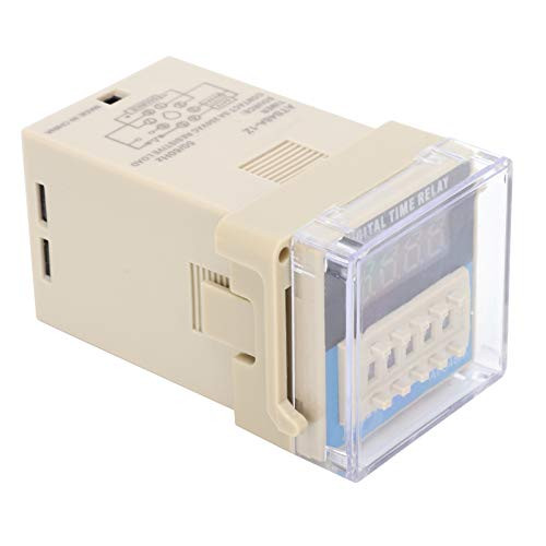 Flexible Control Mode LED Digital Display Time Relay High Precise Cycle Delay Time Relay ATS48A-1Z for Electronic Components-DC24V-