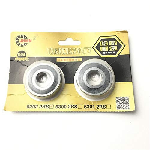 Fevas 6202-2RS Bearings 15x35x11mm, Stable Performance and Cost-Effective, Double Seal and Pre-Lubricated, Deep Groove Ball Bearing Fevas 6202-2RS Bearings 15x35x11mm, Stable Performance and Cost-Effective, Double Seal and Pre-Lubricated, Deep Groove Ball Bearing