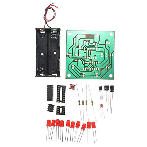 Electronic DIY 10 LED Flash Kit Wheel More Stable and Reliable with Instructions Led DIY Integrated Circuits Modules Board