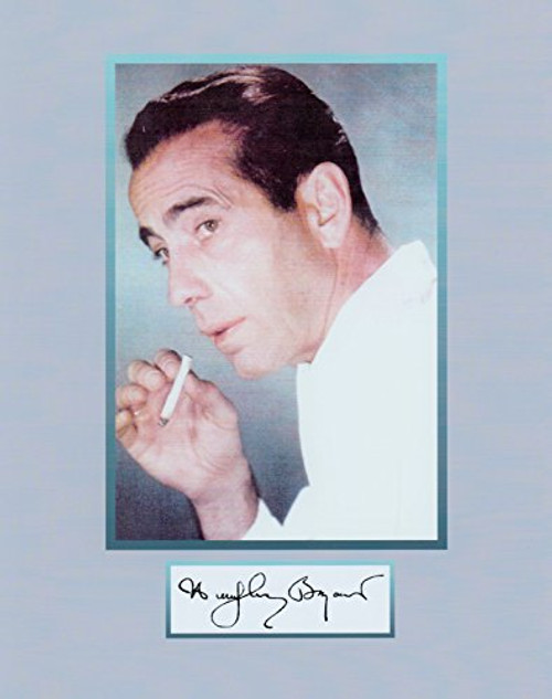 Humphrey Bogart, 8 X 10 Photo Display Autograph on Glossy Photo Paper