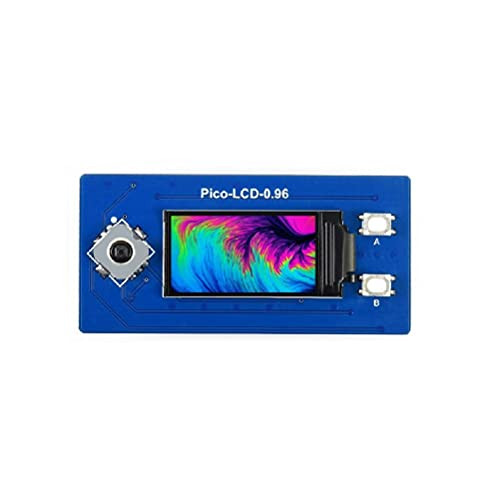 0.96inch LCD Display Module for Raspberry Pi Pico, 65K RGB Colors, 160x80 Pixels, SPI Interface,Embedded ST7735S Driver