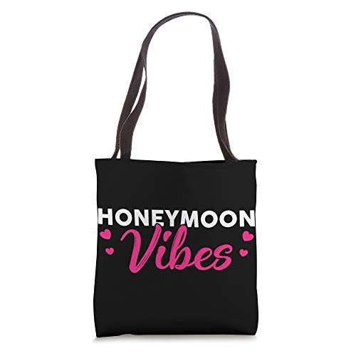 Honeymoon vibes cool design for newly married couple Tote Bag