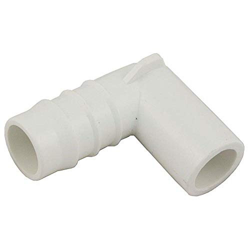 Waterway Plastics 806105083265 1/2" Spigot x 3/4" Barb 90 Adapter