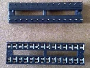 Davitu Electrical Equipments Supplies 20pcs/lot 28 Pins DIP DIP28 IC Sockets Adaptor Solder Type 28 PIN 28pin IC Connector