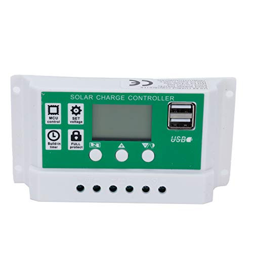 Solar Charge Controller 60A 12V 24V MPPT Solar Panel Battery Regulator Multi-Function Charge Controller Auto Focusing Tracking LCD Display